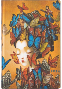 Kalendarz tygodniowy mini 2024 Madame Butterfly