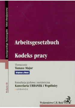 Arbeitsgesetzbuch Kodeks pracy