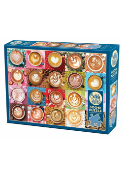 Puzzle 500 Malowanie w kawie G3