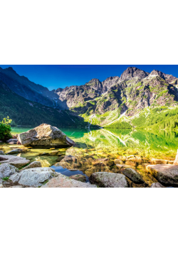 Puzzle 1500 Sunrise at Morskie Oko, Tatras, Poland