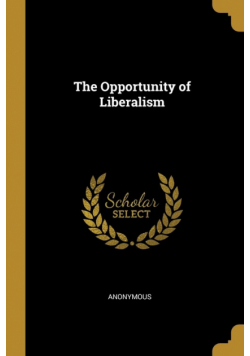 The Opportunity of Liberalism