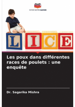 Les poux dans différentes races de poulets