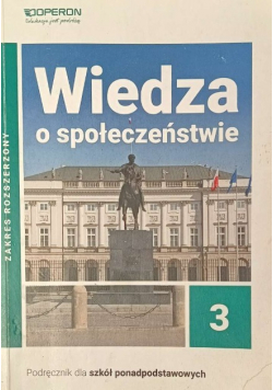 Wiedza o społeczeństwie Tom 3