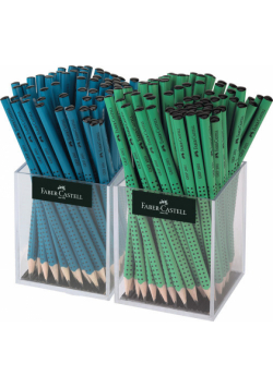 Ołówek Faber-Castell Grip 2001 B 2X display 72 sztuki turkusowo-zielony