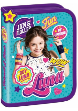 Piórnik dwuklapkowy bez wyposażenia Soy Luna