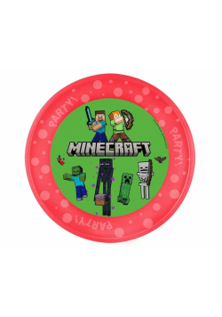 Talerz wielokrotnego użytku Minecraft 21cm