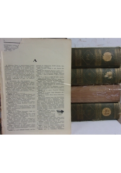 Ilustrowana Encyklopedia.Trzaski,Everta i Michalskiego,tom I-V,1927r.