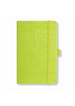 Notes Ivory A6 Flaming Seledynowy kratka