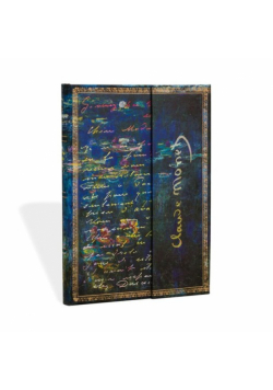 Notatnik Midi Monet Water Lillies w linie