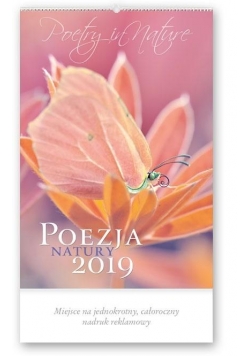 Kalendarz 2019 Reklamowy Poezja natury RW18