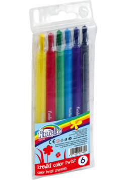 Kredki wykręcane Color Twist 6 kolorów