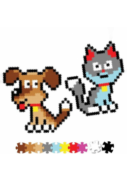 Puzzelki Pixelki Jixelz Zwierzęta domowe 700 elementów