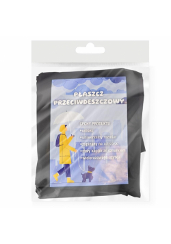 Płaszcz przeciwdeszczowy niebieski