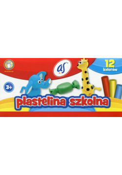 Plastelina szkolna as 12 kolorów