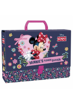 Teczka twarda z rączką Minnie Mouse