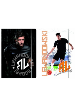 Teczka z gumką A4 Robert Lewandowski 10 sztuk mix