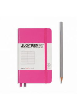 Notes Pocket Leuchtturm1917 w linie różowy