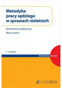 Metodyka pracy sędziego w sprawach nieletnich