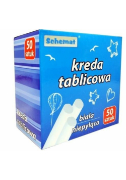 Kreda tablicowa 50szt biała