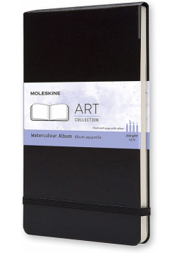 Album Moleskine watercolor L (13x21cm) czarny