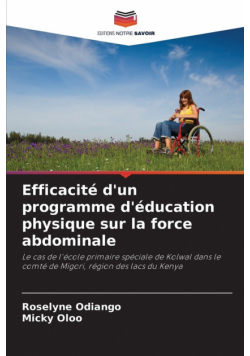 Efficacité d'un programme d'éducation physique sur la force abdominale
