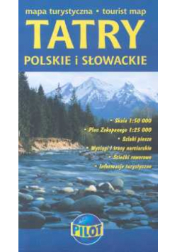 Tatry Polskie i Słowackie Mapa turystyczna 1: 50 000