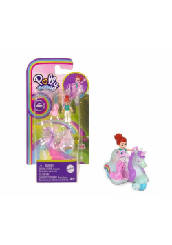 Polly Pocket. Figurka z pojazdem -Jednorożec HMJ81
