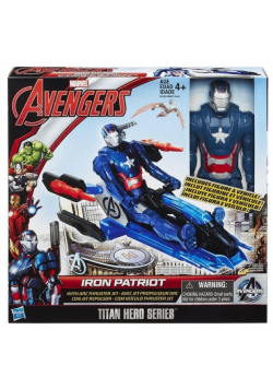 Avengers Tytan Iron Patriot na odrzutowcu