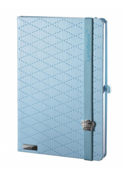 Notes A6 Lanybook Glamorous Beauty w kratkę niebieski