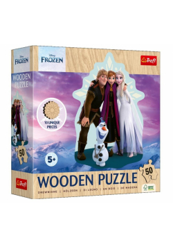 Puzzle drewniane 50 Ulubiona Kraina Lodu TREFL