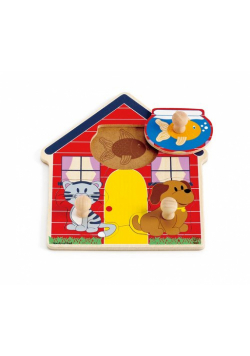 Puzzle - domek zwierząt
