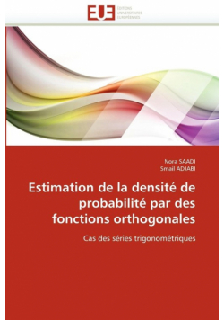 Estimation de la densité de probabilité par des fonctions orthogonales