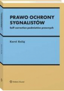 Prawo ochrony sygnalistów. Self-correction podmiotów