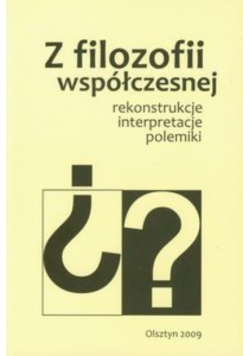 Z filozofii współczesnej