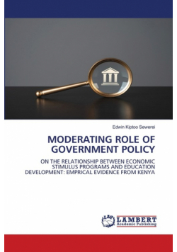 Moderating Role Of Government Policy