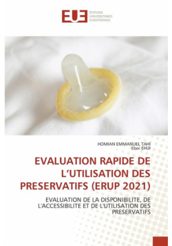 Evaluation Rapide De L'utilisation Des Preservatifs (Erup 2021)