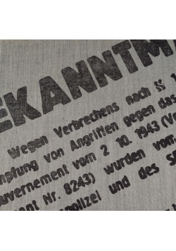 Hitlerowskie afisze śmierci