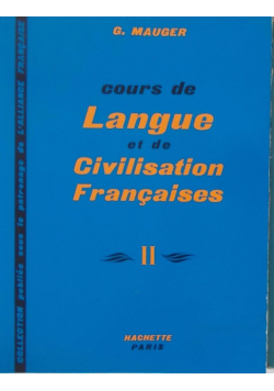 Cours de Langue et de Civilisation Francaises część 2