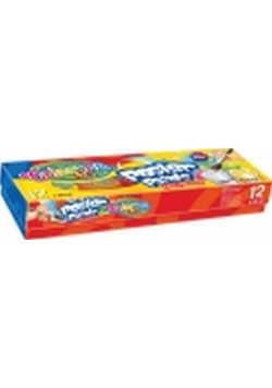 Farby plakatowe 12 kolorów 20 ml Colorino Kids