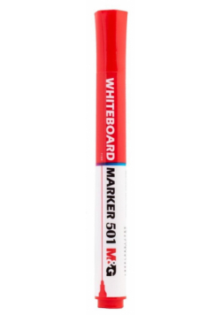 Marker permanentny 1-3 mm czerwony (10szt) M&G