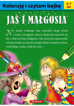 Koloruję i czytam bajkę Jaś i Małgosia