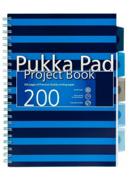 Kołozeszyt A4 Pukka Pad Navy 200 stron niebieski