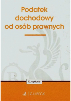 Podatek dochodowy od osób prawnych