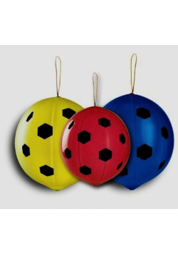Balony Premium Piłka nożna piłki z gumką 3 sztuki
