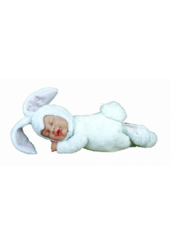 Lalka Anne Geddes. Śpiący króliczek