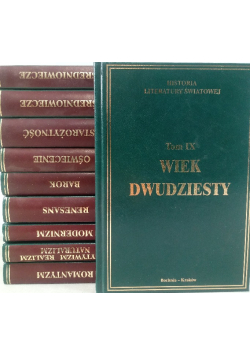 Historia literatury światowej Tom 1 do 9