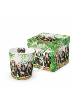 Kubek porcelanowy Trzy Małpki 350ml