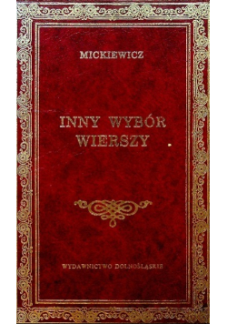 Mickiewicz Inny wybór wierszy