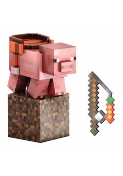 Minecraft Diamentowy Poziom Świnia Figurka