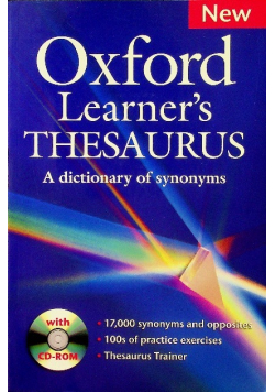 Oxford Learner's Thesaurus z CD
